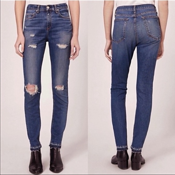 rag & bone distressed Dre jeans in Colvin | Sz 26 - Picture 2 of 9